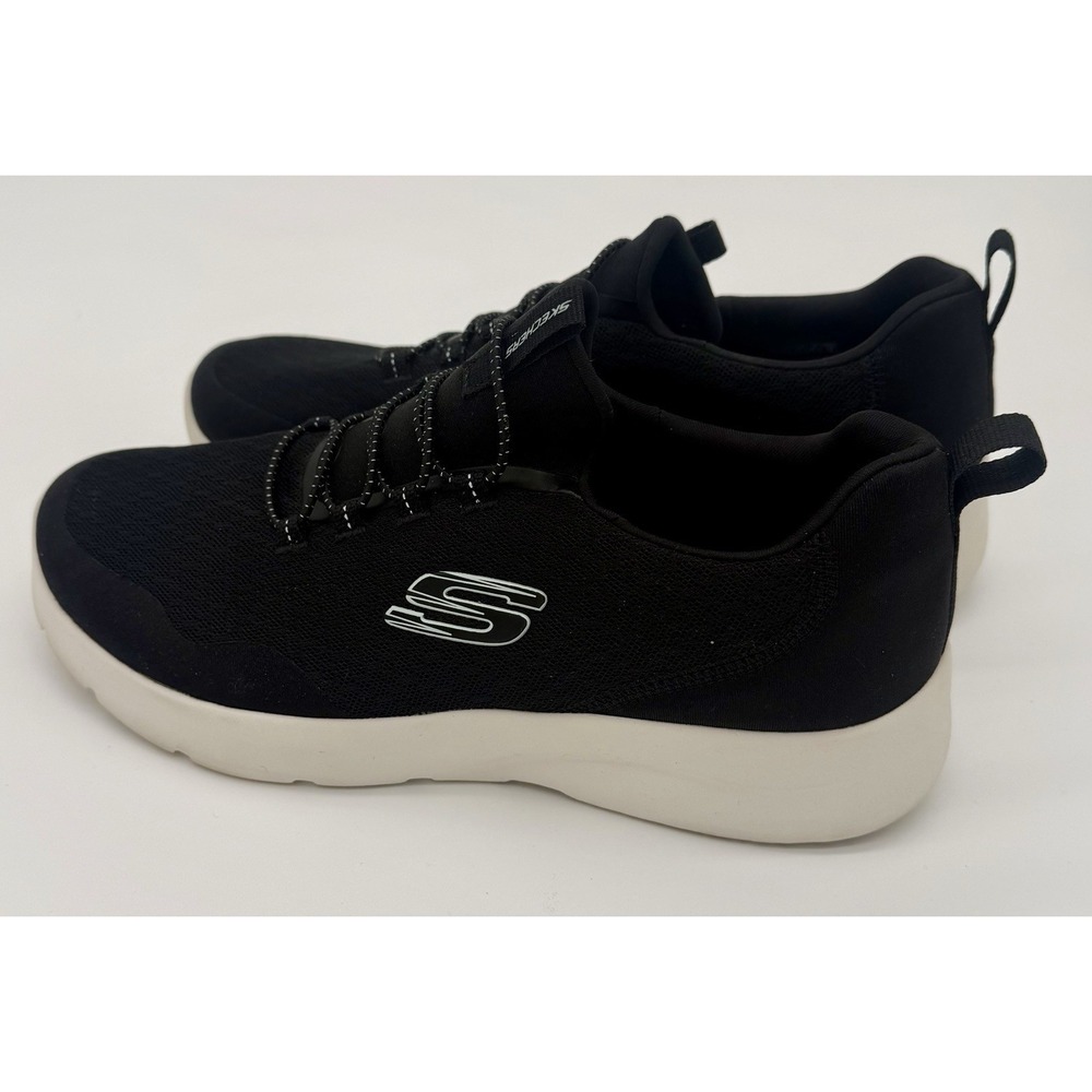 Skechers Women's Dynamight 2.0 Real Smooth Trainers 8.5 Comfort Black Shoes Y2K